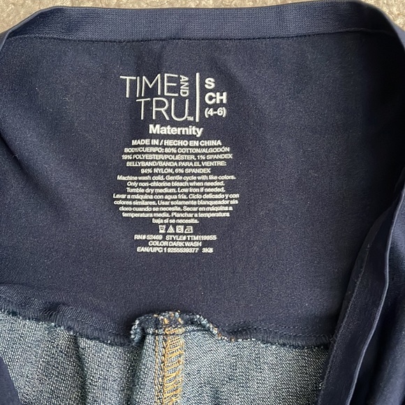 Time And Tru Maternity Denim Shorts - Picture 4 of 4